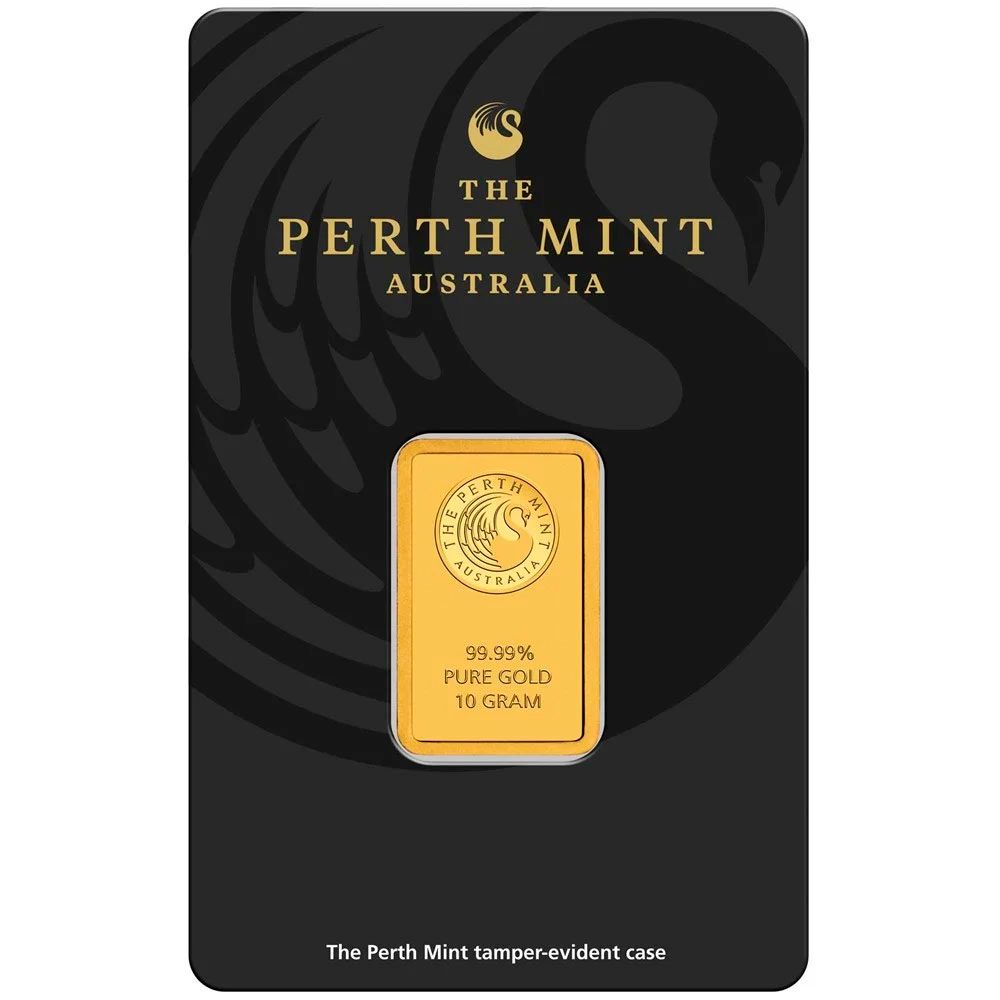 10gm fine gold perth mint ingot