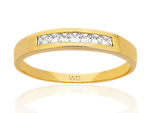 Load image into Gallery viewer, 9ct Princess Cut Diamond Wedder

