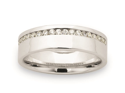 120534 white gold diamond band wedding ring eternity