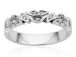 Load image into Gallery viewer, 9ct White Gold Fancy Diamond Ring
