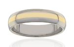 Load image into Gallery viewer, Titanium 9ct Gold 6mm Wedder
