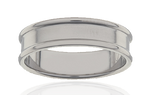 Load image into Gallery viewer, Titanium 6mm Ribbed Wedder

