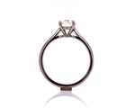 Load image into Gallery viewer, Platinum Old Cut Diamond Solitaire Ring TDW 1.08ct
