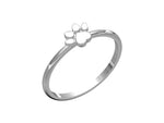 Load image into Gallery viewer, Sterling Silver Paw Print Ring
