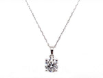 Load image into Gallery viewer, 18ct White Gold Lab Grown Diamond Pendant TDw 1.00ct
