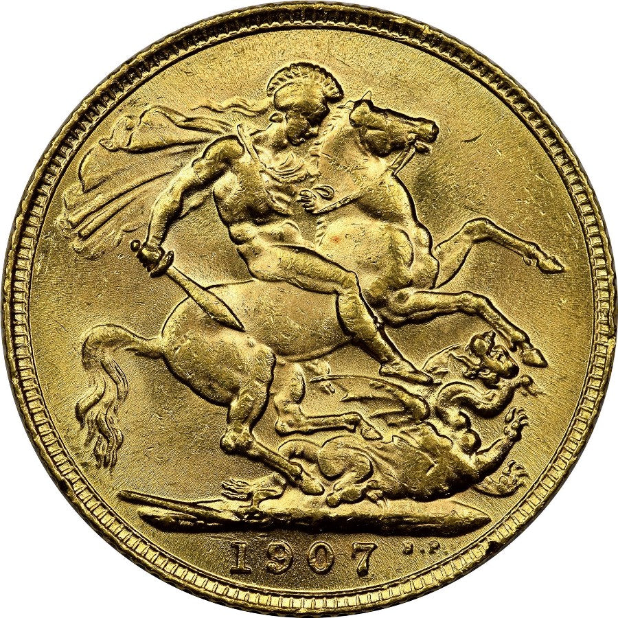 1907 full sovereign coin