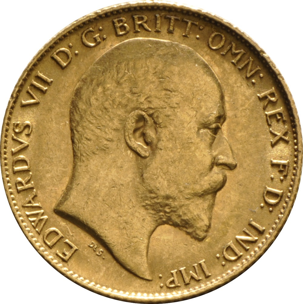 1908 half sovereign coin