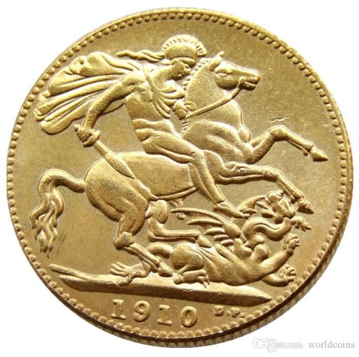 1910 Sovereign Coin