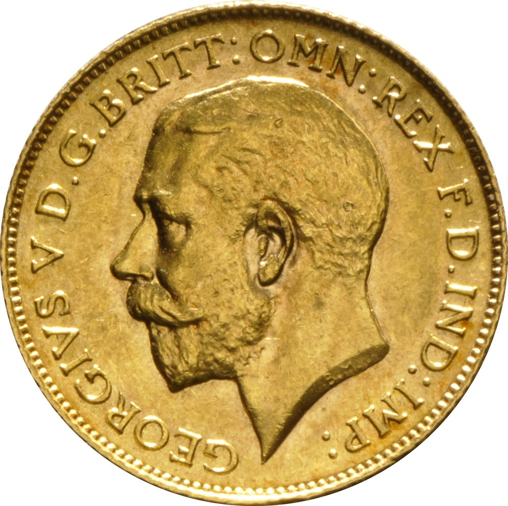 1915 half sovereign coin