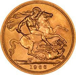 Load image into Gallery viewer, 1966 Sovereign Coin
