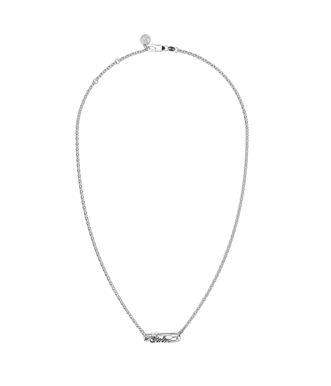 Stolen Girlfriends Club Scripted Pin Necklace