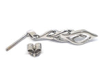 Load image into Gallery viewer, 14ct White Gold Diamond Drop Earrings TDW 0.15ct
