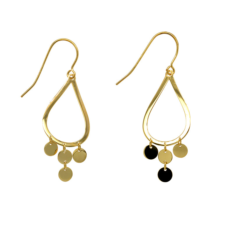 202522 9ct silver filled tassle drop earrings ie1454