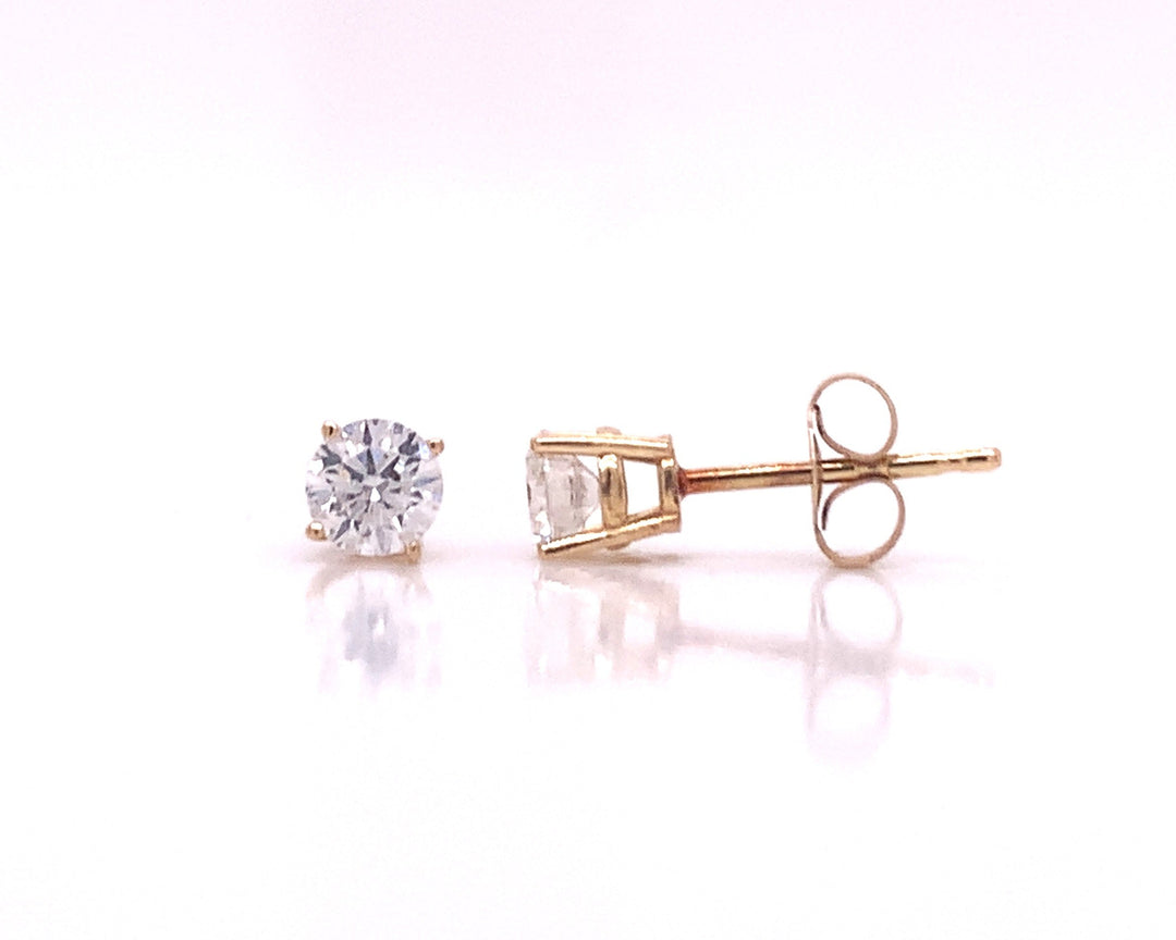14ct Diamond Stud Earrings TDW 0.44ct