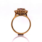Load image into Gallery viewer, 18ct Ruby Diamond Cluster Ring TDW 1.45ct
