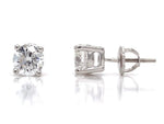 Load image into Gallery viewer, 14ct White Gold Lab Grown Diamond Earrings TDW 1.50ct
