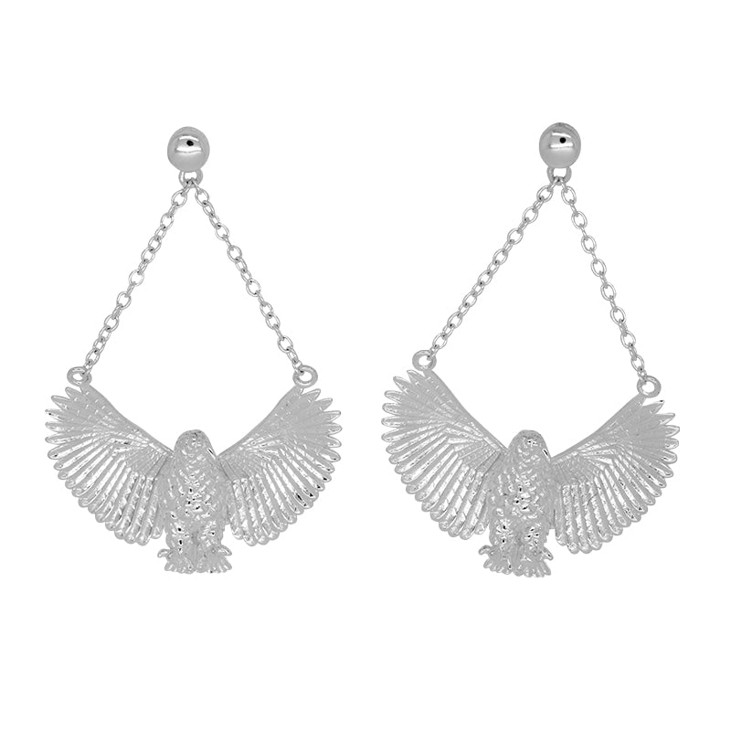 Sterling Silver Kea Drop Earrings