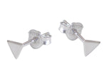 Load image into Gallery viewer, Sterling Silver Triangle Stud Earrings
