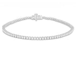 Load image into Gallery viewer, 9ct White Gold Diamond Tennis Bracelet TDW 1.45ct
