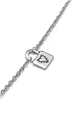 Load image into Gallery viewer, Stolen Girlfriends Club Stg Locked Heart Necklace
