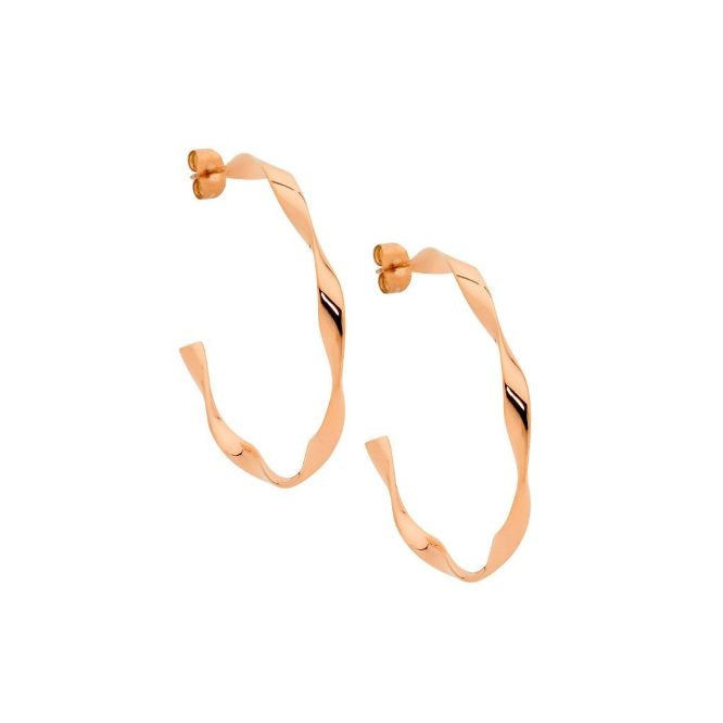 291402 ellani rose hoop earrings se230r 3