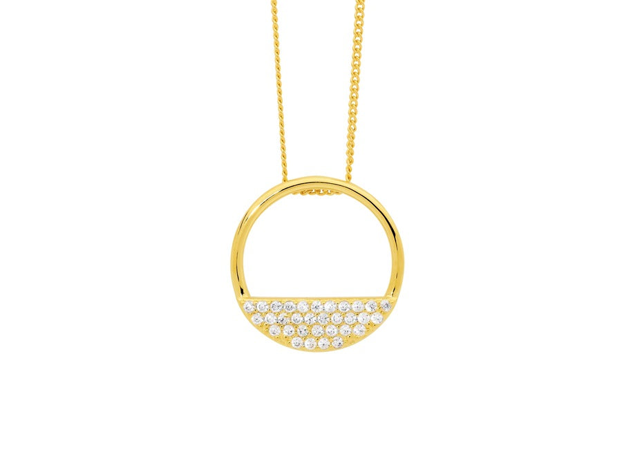 291410 ellani half circle pendant p827ga
