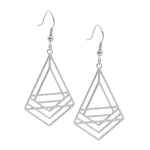 Load image into Gallery viewer, Ellani Stainless Steel Abstract Drop Earrings
