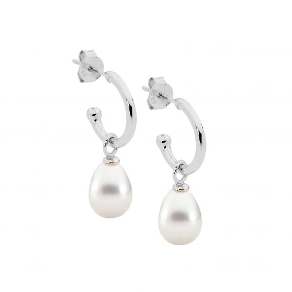 291447 ellani stg freshwater pearl drop earrings