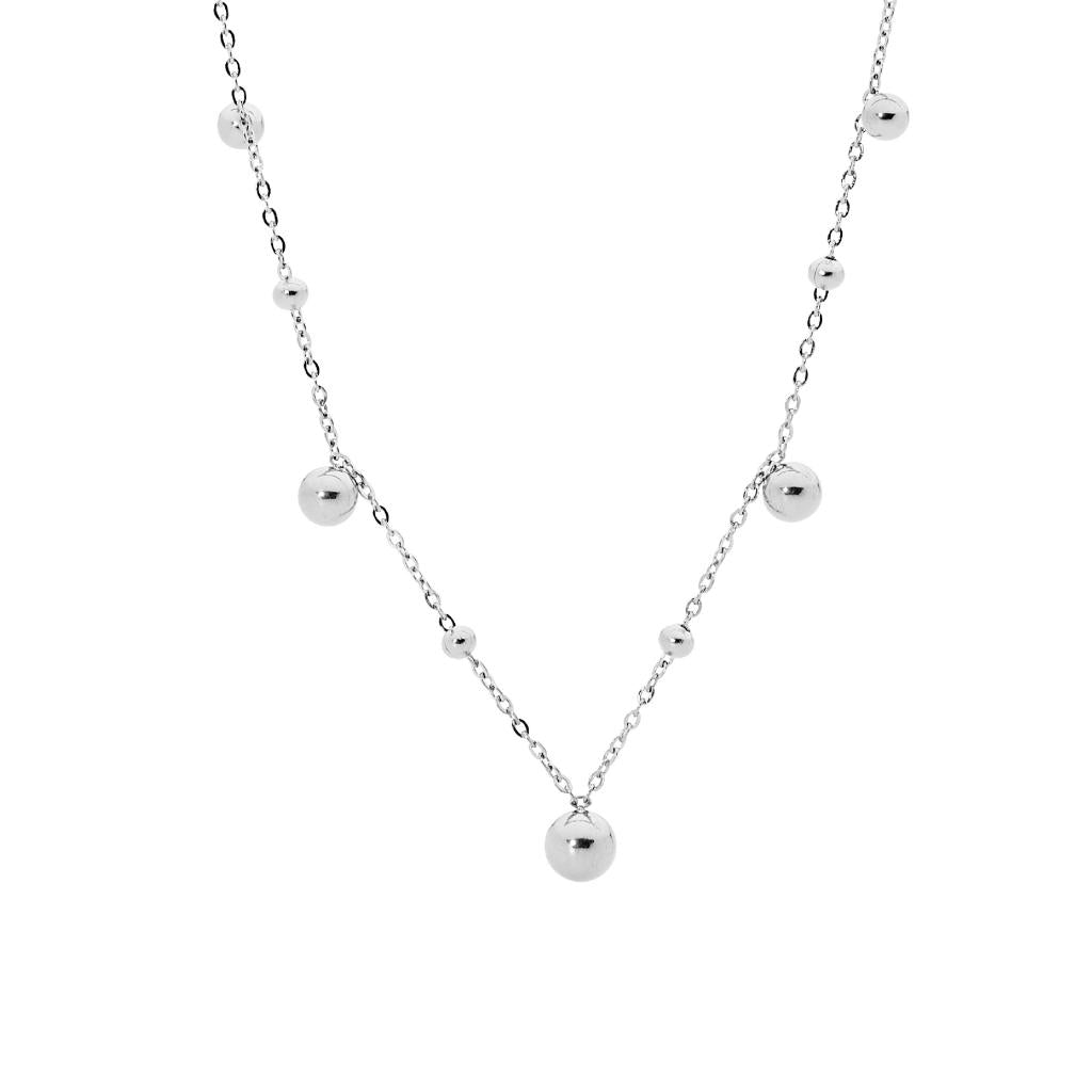 Ellani Stainless Steel 40cm Ball Cable Chain