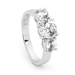 Load image into Gallery viewer, Ellani Stg Three CZ Ring
