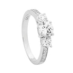 Load image into Gallery viewer, Ellani Stg Three CZ Ring
