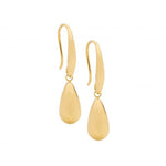 Load image into Gallery viewer, Ellani Gold Plated Stainless Steel Teardrop Hook Earrings
