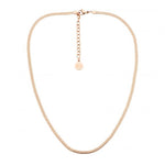 Load image into Gallery viewer, Ellani Rose Gold Plated Stainless Steel 3mm Herringbone Chain
