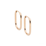 Load image into Gallery viewer, Ellani Stainless Steel 20mm Oval Hoop Earring
