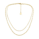 Load image into Gallery viewer, Ellani Gold Plated Stainless Steel Dual Layered Chain
