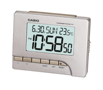 310847 casio digital desk alarm clock temperature dq747 8
