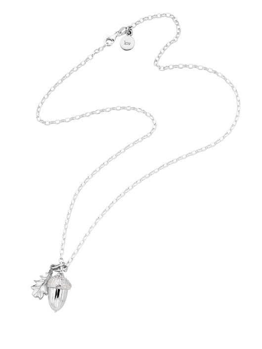 Karen walker stg acorn and leaf pendant