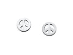 Load image into Gallery viewer, Karen Walker Stg Mini Peace Stud Earrings
