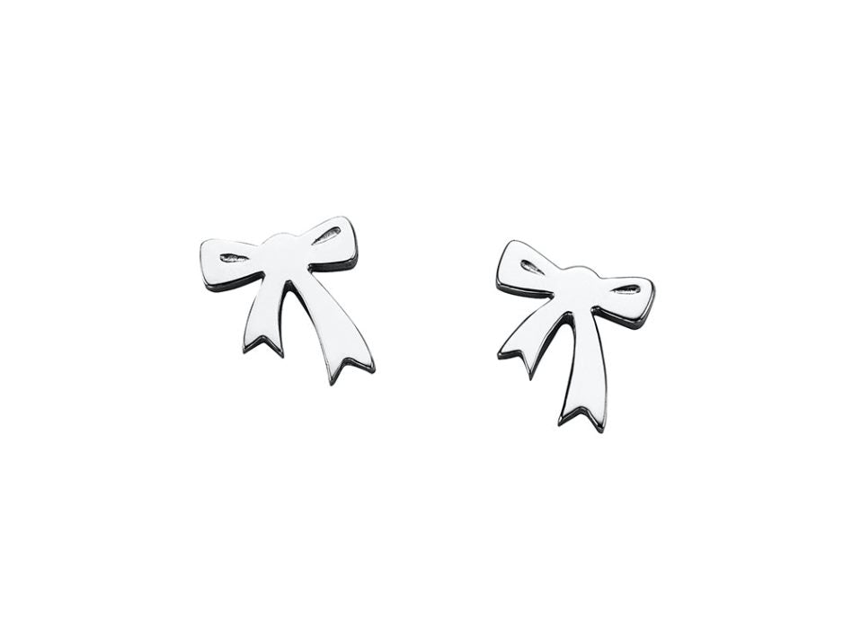 Karen Walker Stg Mini Bow Earrings