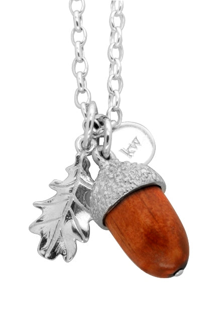 340578 stg wood acorn leaf pend 1