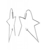 Load image into Gallery viewer, Karen Walker Stg Ziggy Hoop Earrings
