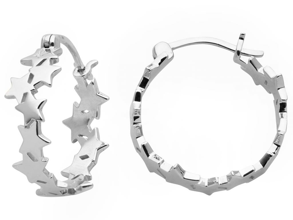 340757 karen walker supernova hoop earrings sterling silver