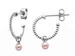 Load image into Gallery viewer, Karen Walker Stg Wisdom Pearl Hoop Earrings
