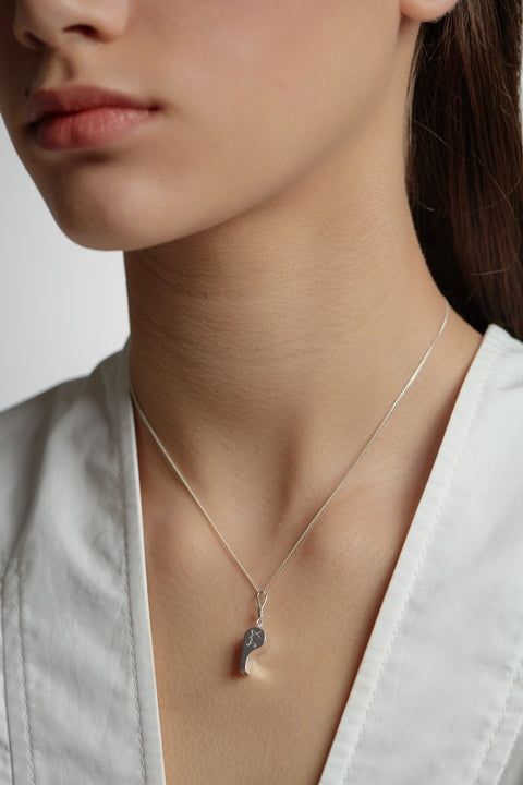 Karen Walker Stg Navigator's Whistle Necklace