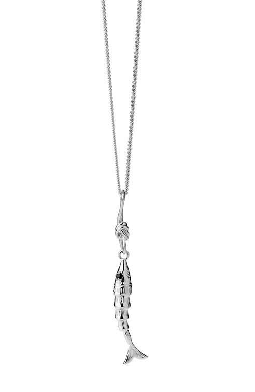 340901 karen walker lure fish necklace kw374pn stg