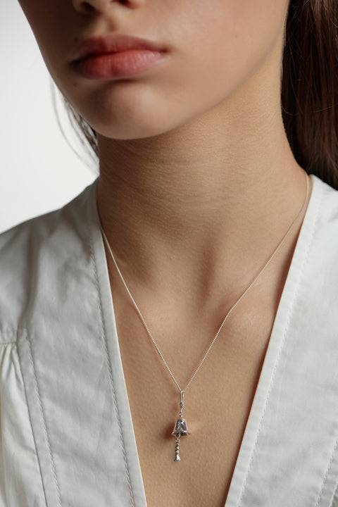 Karen Walker Stg Bell Necklace
