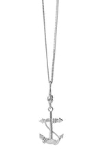 Load image into Gallery viewer, Karen Walker Stg Anchor Necklace

