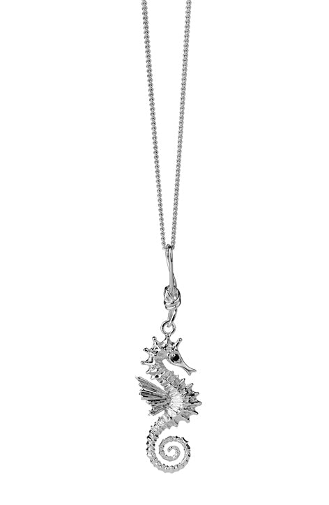 Karen Walker Stg Seahorse Necklace