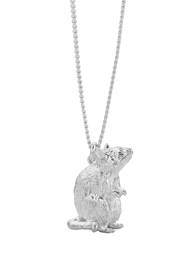 Karen Walker Stg Lunar Rat Necklace
