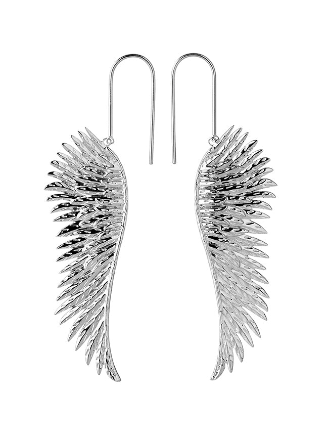 340954 karen walker sterling silver cupid wing earrings kw416er stg2